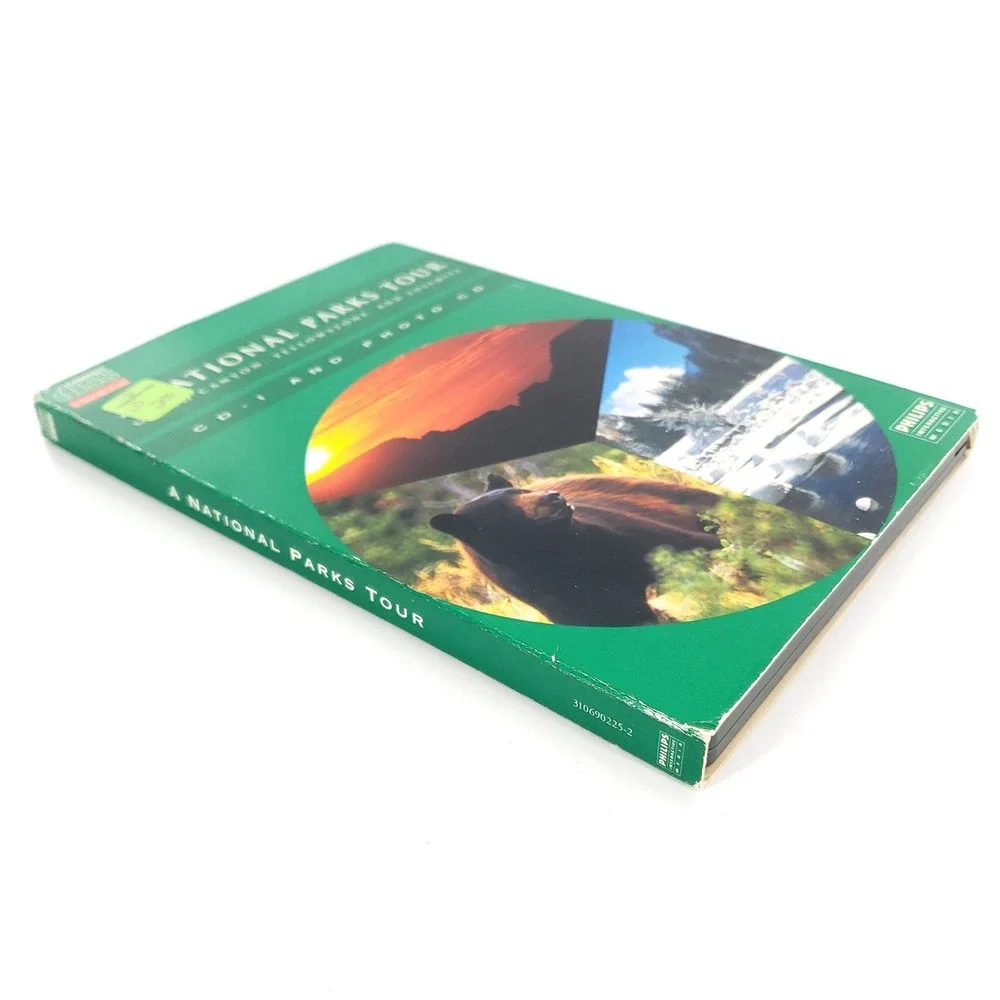 A National Parks Tour CD-I Philips Complete Big Box w/ Slip Cover Tested & Works